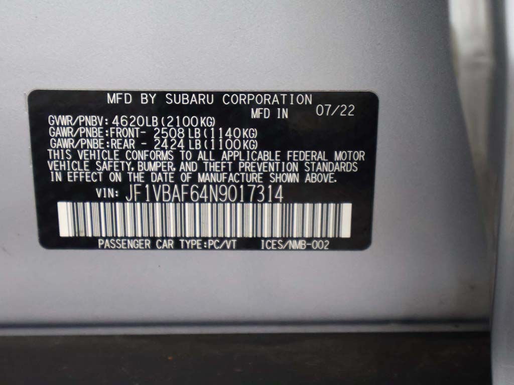 Used 2022 Subaru WRX Premium AWD/4WD image 52