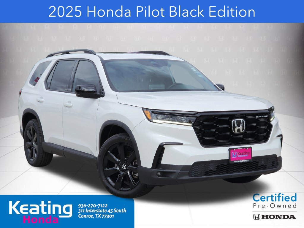 Certified 2025 Honda Pilot Black Edition