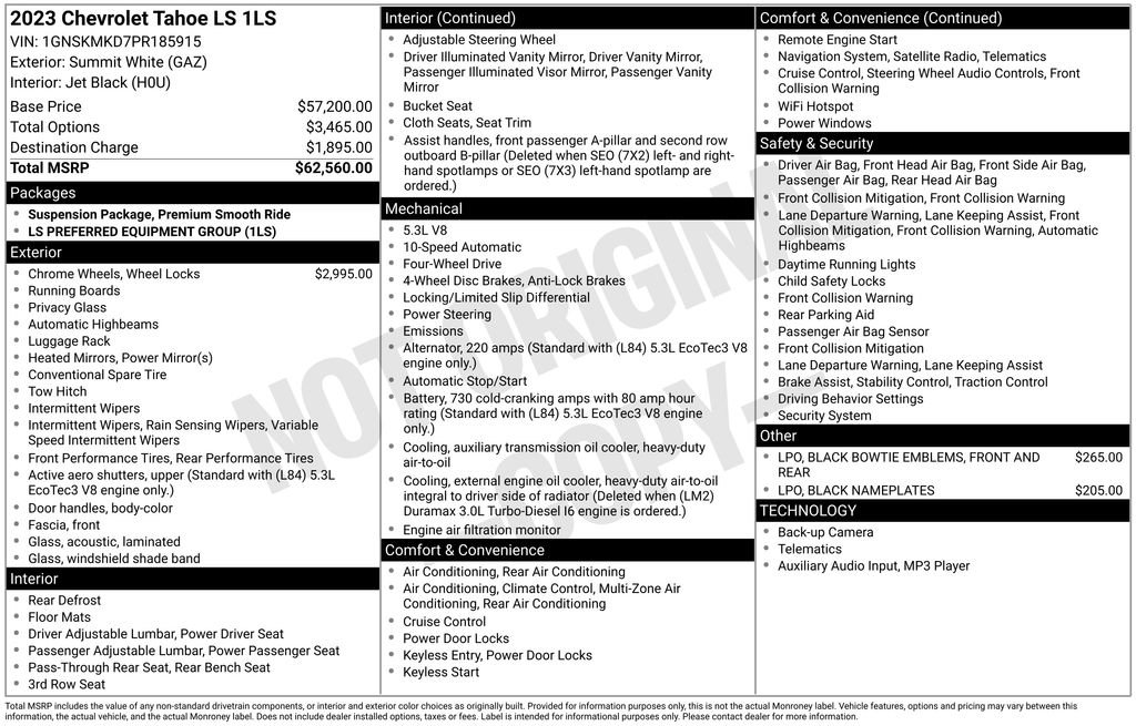 Certified 2023 Chevrolet Tahoe LS image 39