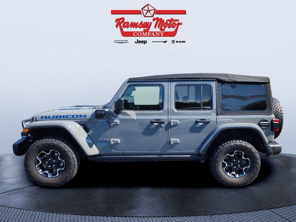Used 2022 Jeep Wrangler Unlimited Rubicon 4xe w/ Steel Bumper Group image 2