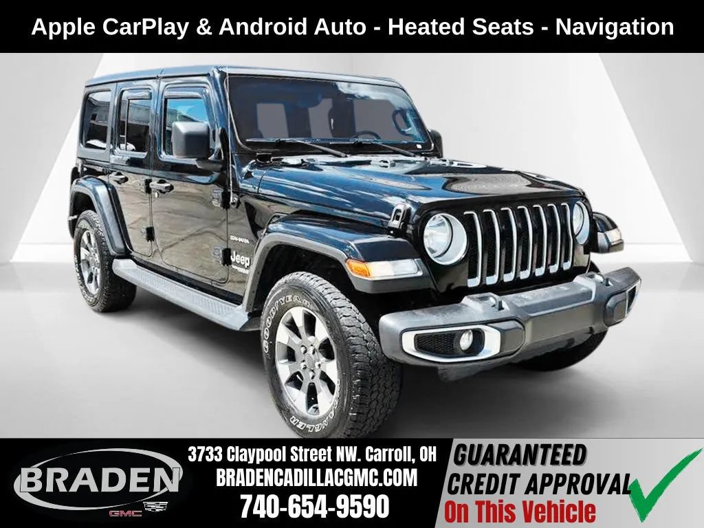 Used 2021 Jeep Wrangler Unlimited Sahara w/ Uconnect 4C Nav & Sound Group