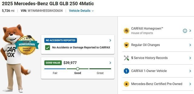 Certified 2025 Mercedes-Benz GLB 250 4MATIC image 3