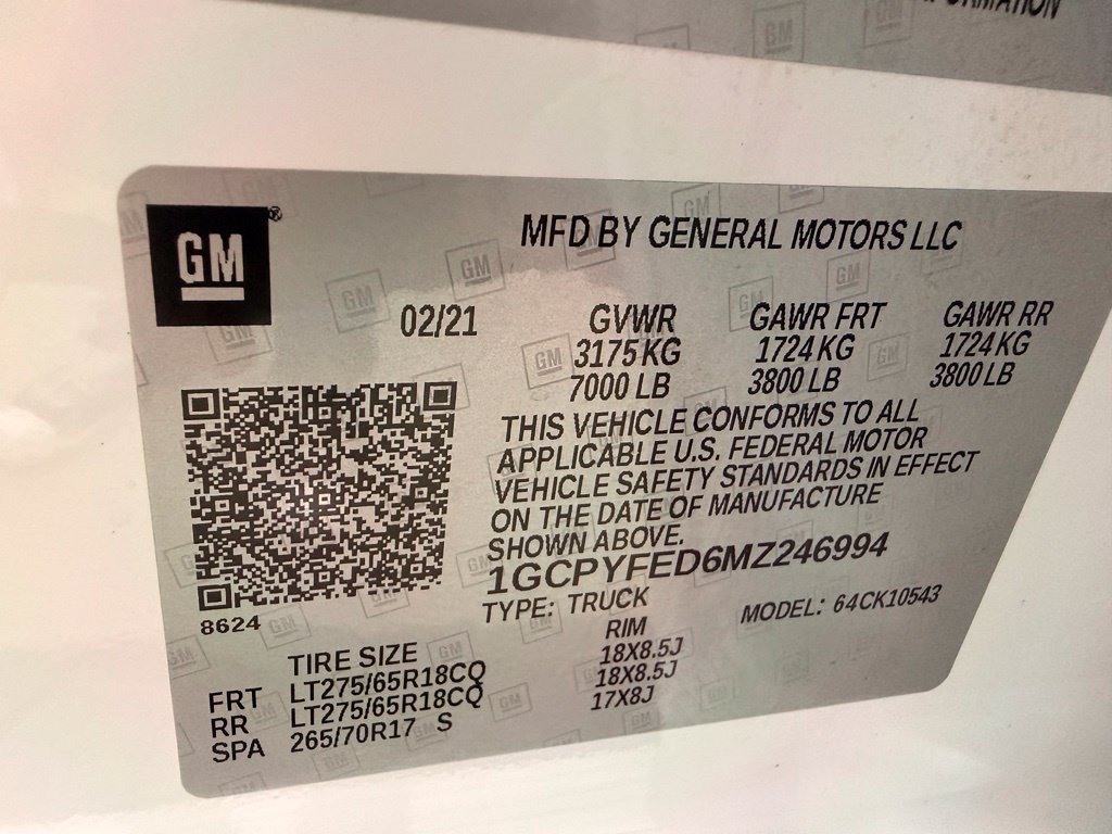 Used 2021 Chevrolet Silverado 1500 LT Trail Boss AWD/4WD image 63