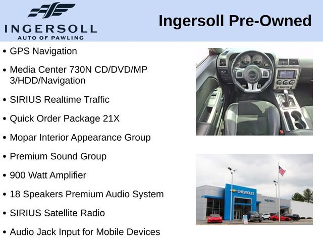 Used 2012 Dodge Challenger SRT8 w/ Premium Sound Group RWD image 5