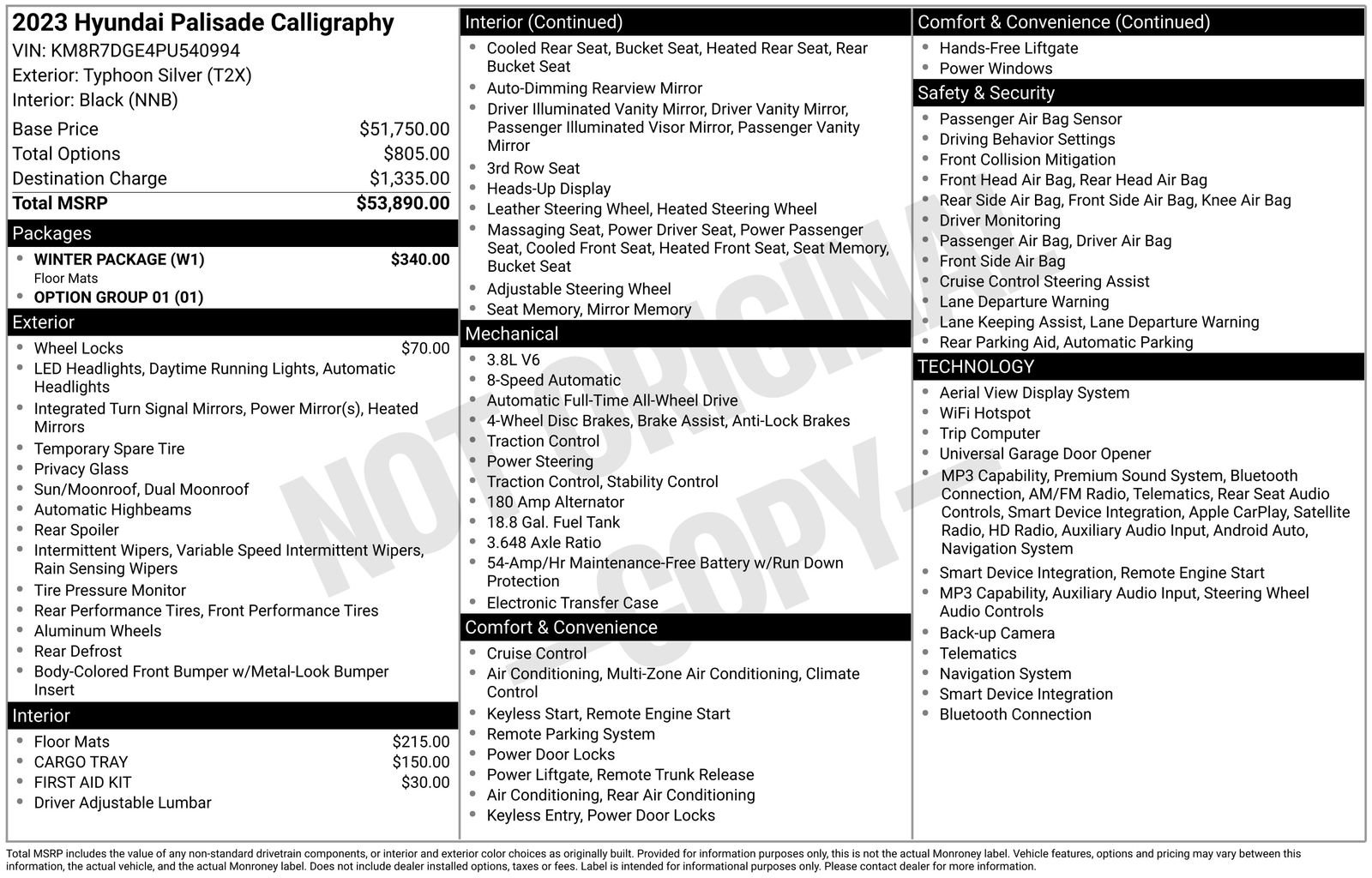 Used 2023 Hyundai Palisade Calligraphy w/ Winter Package image 13