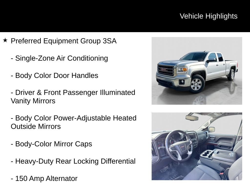 Used 2015 GMC Sierra 1500 SLE w/ SLE Value Package AWD/4WD image 11