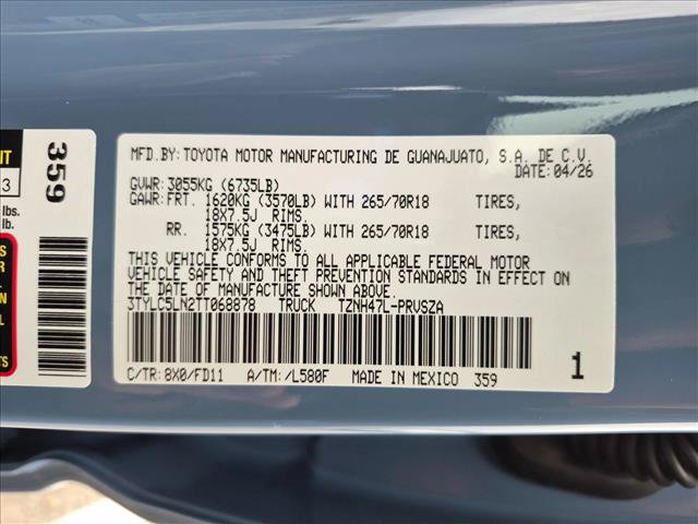 Certified 2026 Toyota Tacoma TRD Off-Road AWD/4WD image 23