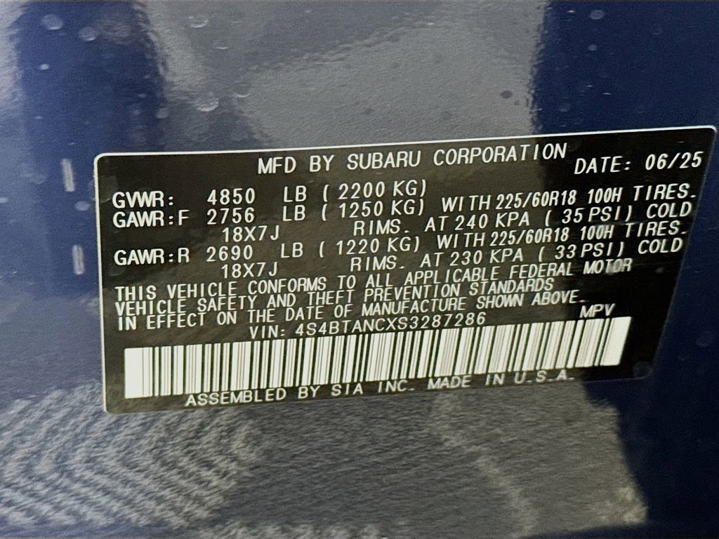 Used 2025 Subaru Outback Limited AWD/4WD image 32