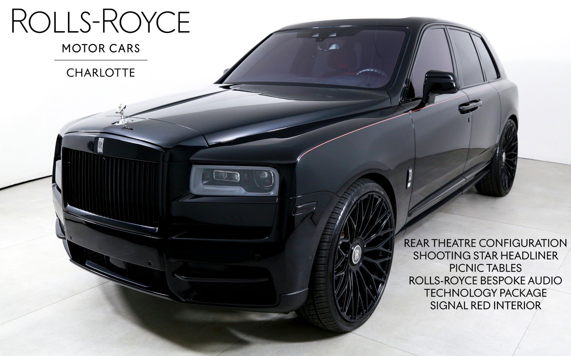 Certified 2022 Rolls-Royce Cullinan w/ Dark Exterior Package