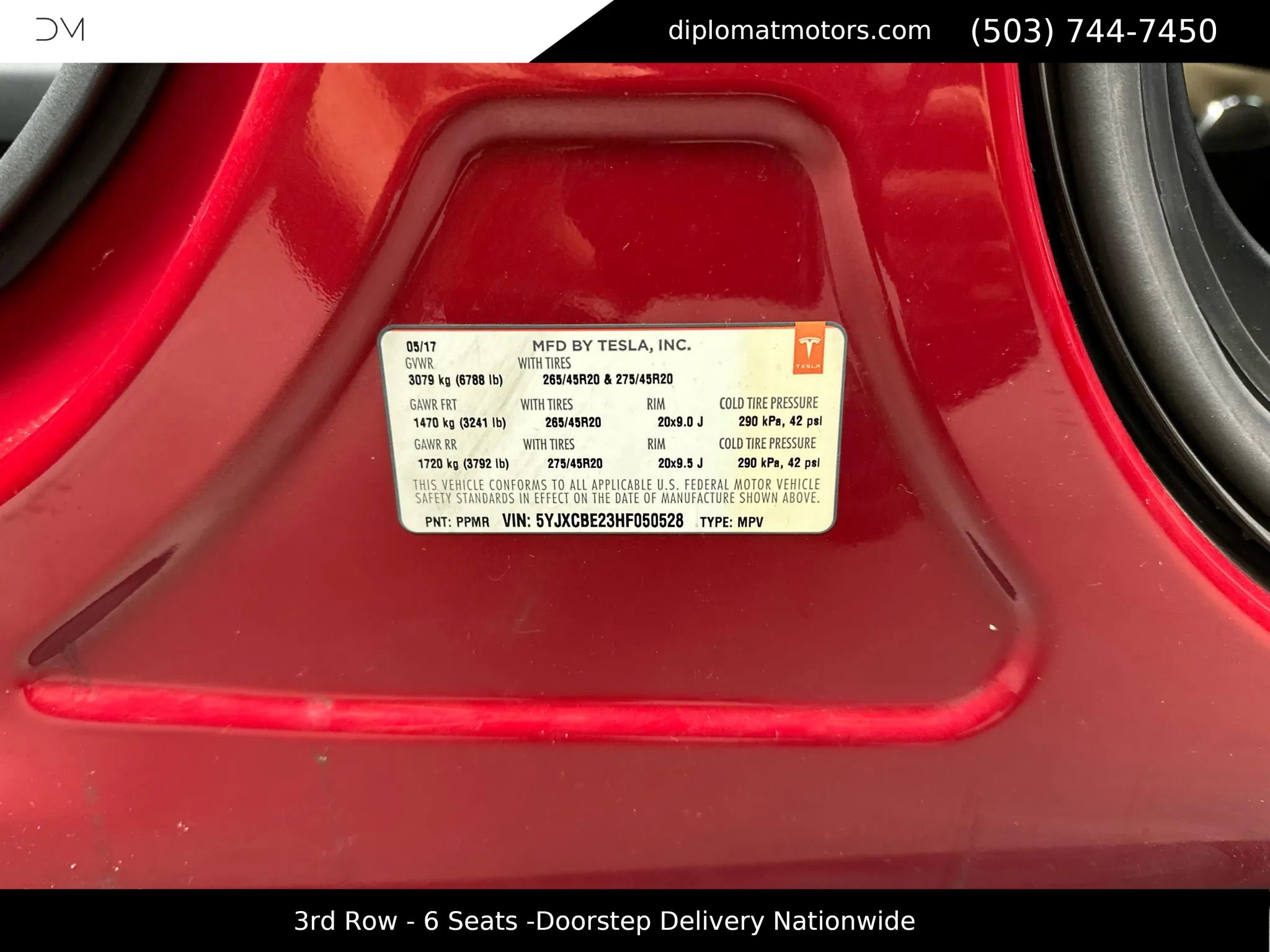 Used 2017 Tesla Model X 100D image 48