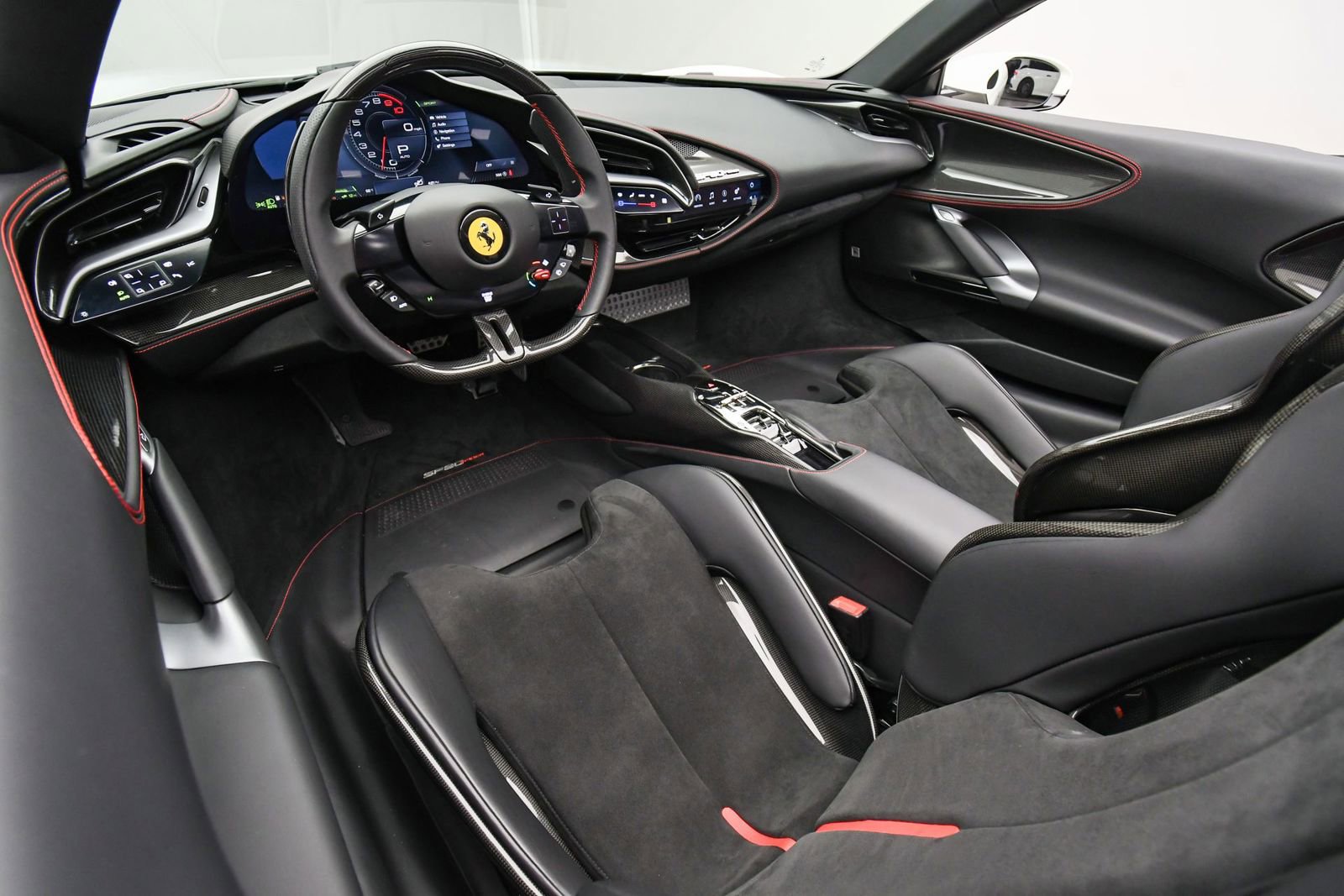 Used 2023 Ferrari SF90 Spider Bianco Avus image 10