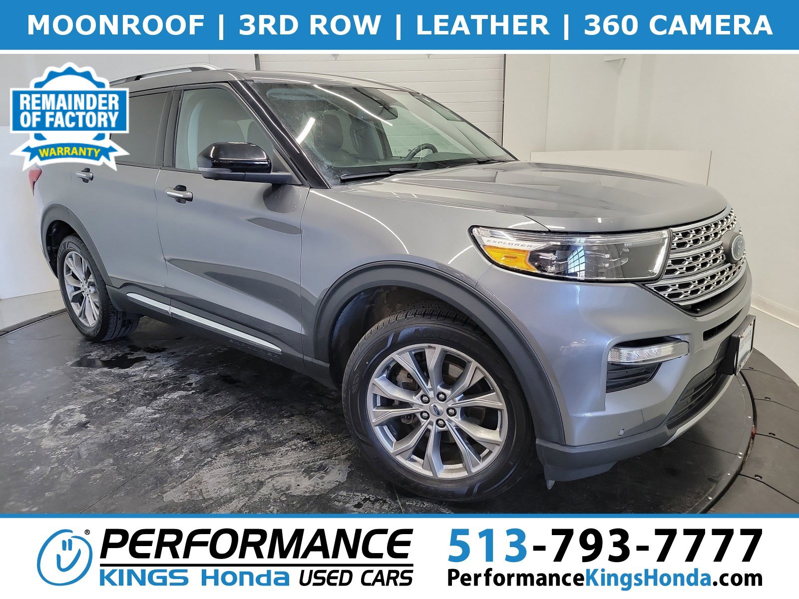 Used 2022 Ford Explorer Limited w/ Equipment Group 301A 360° Tour
