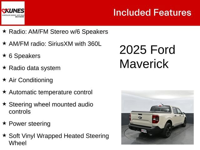 Used 2025 Ford Maverick XLT w/ XLT Luxury Package AWD/4WD image 3