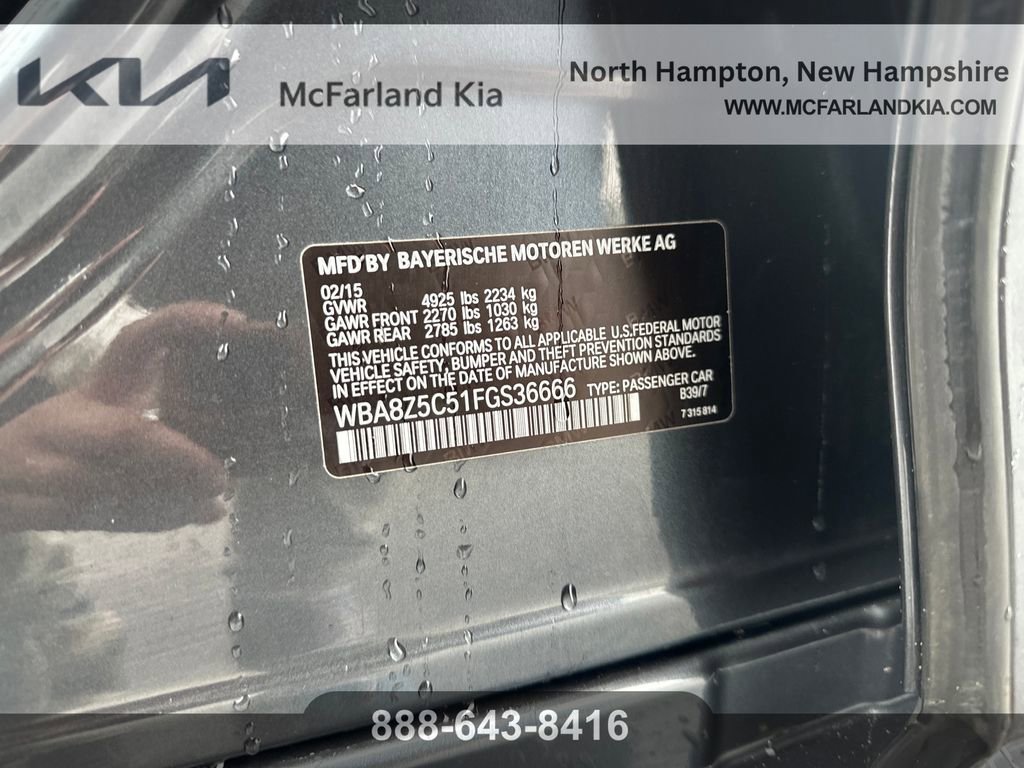 Used 2015 BMW 328i Gran Turismo xDrive AWD/4WD image 27