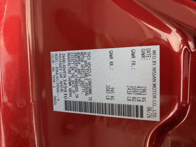 New 2026 Nissan Altima 2.5 SV w/ SV Special Edition Package FWD image 36