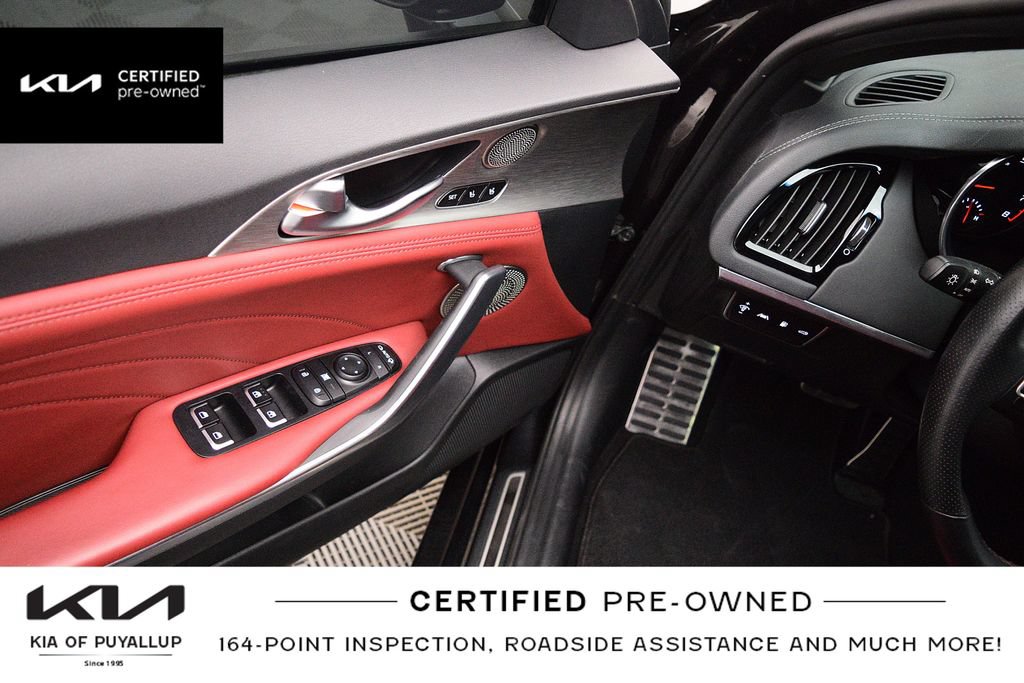 Certified 2022 Kia Stinger GT2 w/ Red Interior Color Package RWD image 28