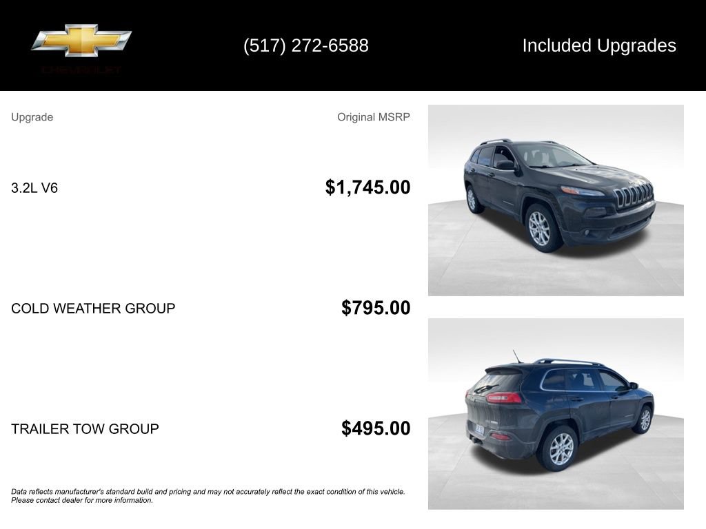 Used 2015 Jeep Cherokee Latitude w/ Cold Weather Group image 5