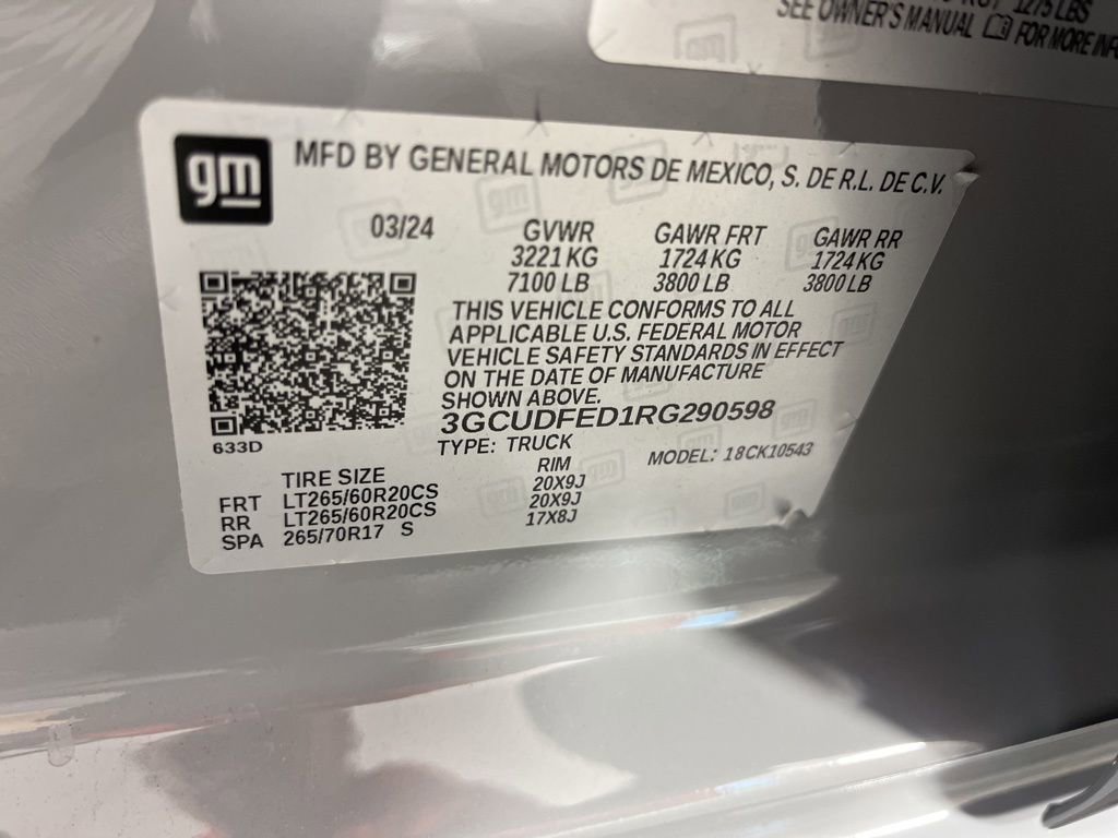 Certified 2024 Chevrolet Silverado 1500 LT Trail Boss w/ Convenience Package II image 35