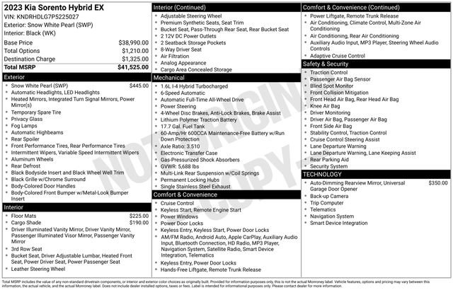 Used 2023 Kia Sorento EX image 2