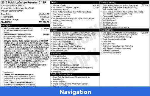 Used 2012 Buick LaCrosse Premium w/ Driver Confidence Package FWD image 11