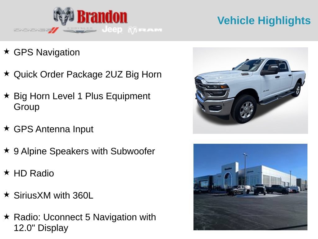 Used 2026 RAM 2500 Big Horn AWD/4WD image 2