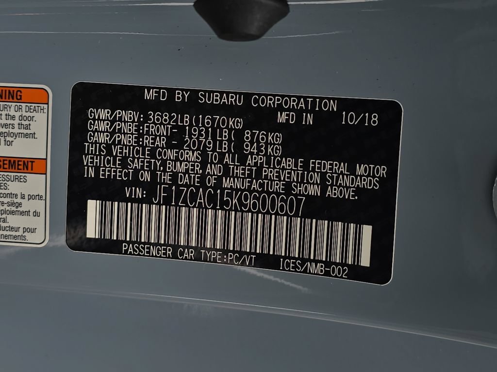 Used 2019 Subaru BRZ Limited w/ Popular Package #2 RWD image 35