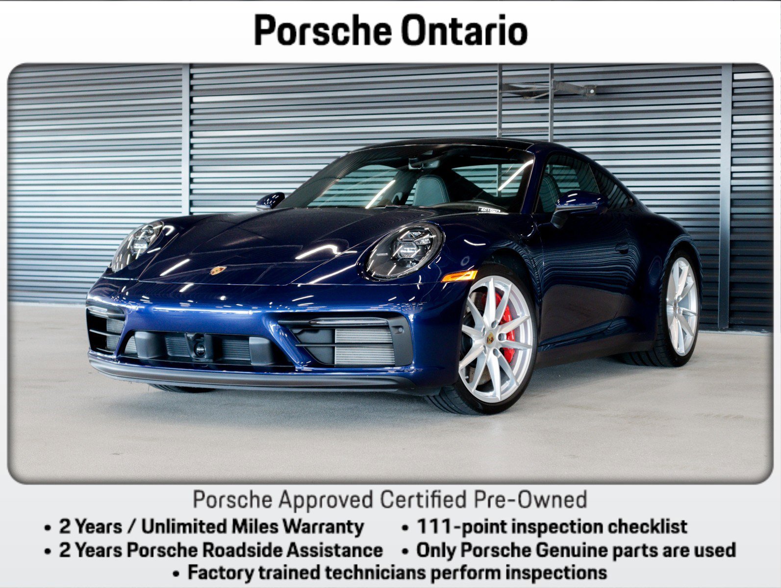 Certified 2024 Porsche 911 Carrera 4 GTS image 1