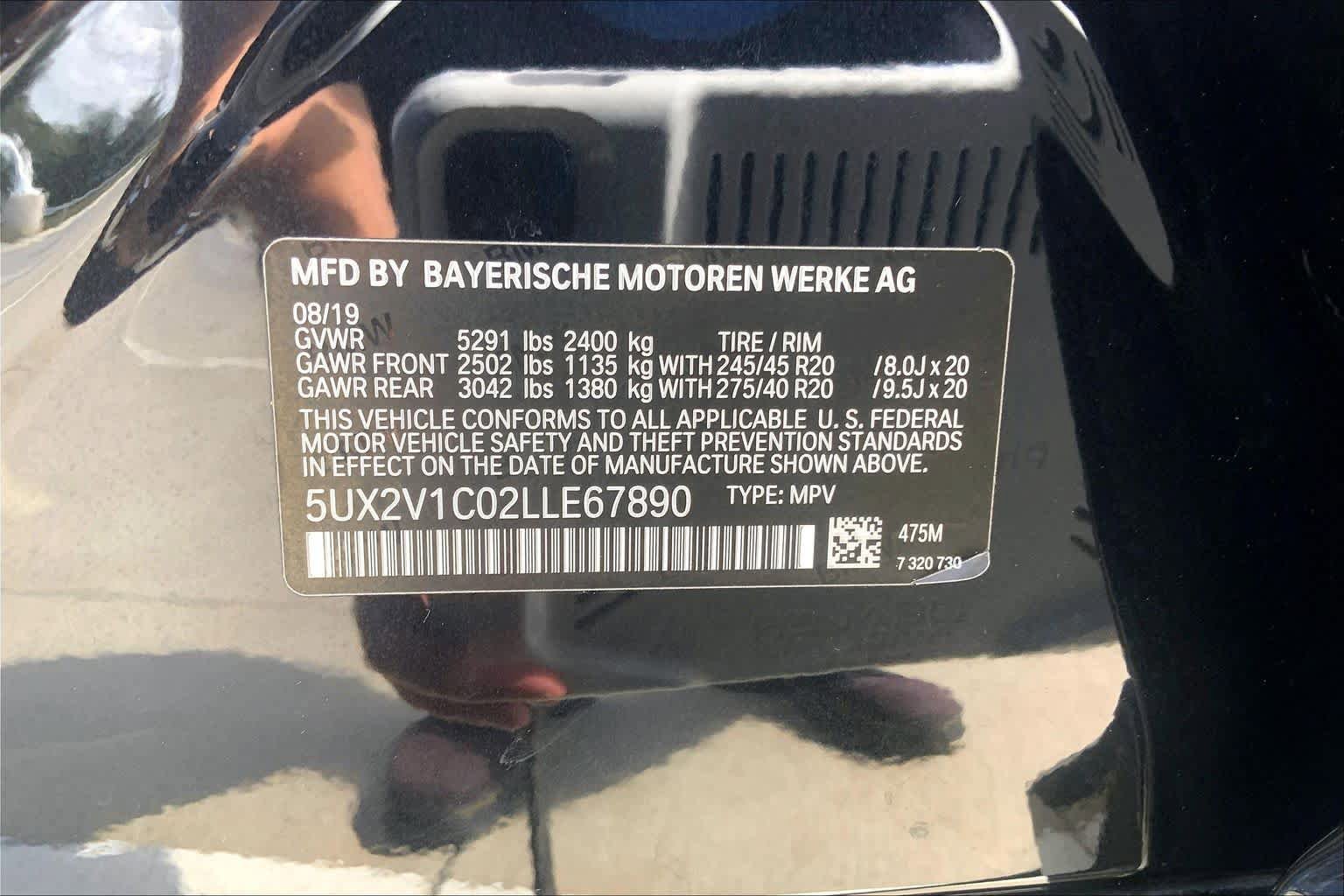 Used 2020 BMW X4 xDrive30i w/ M Sport Package 2 AWD/4WD image 34