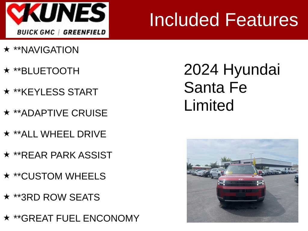 Used 2024 Hyundai Santa Fe Limited image 3