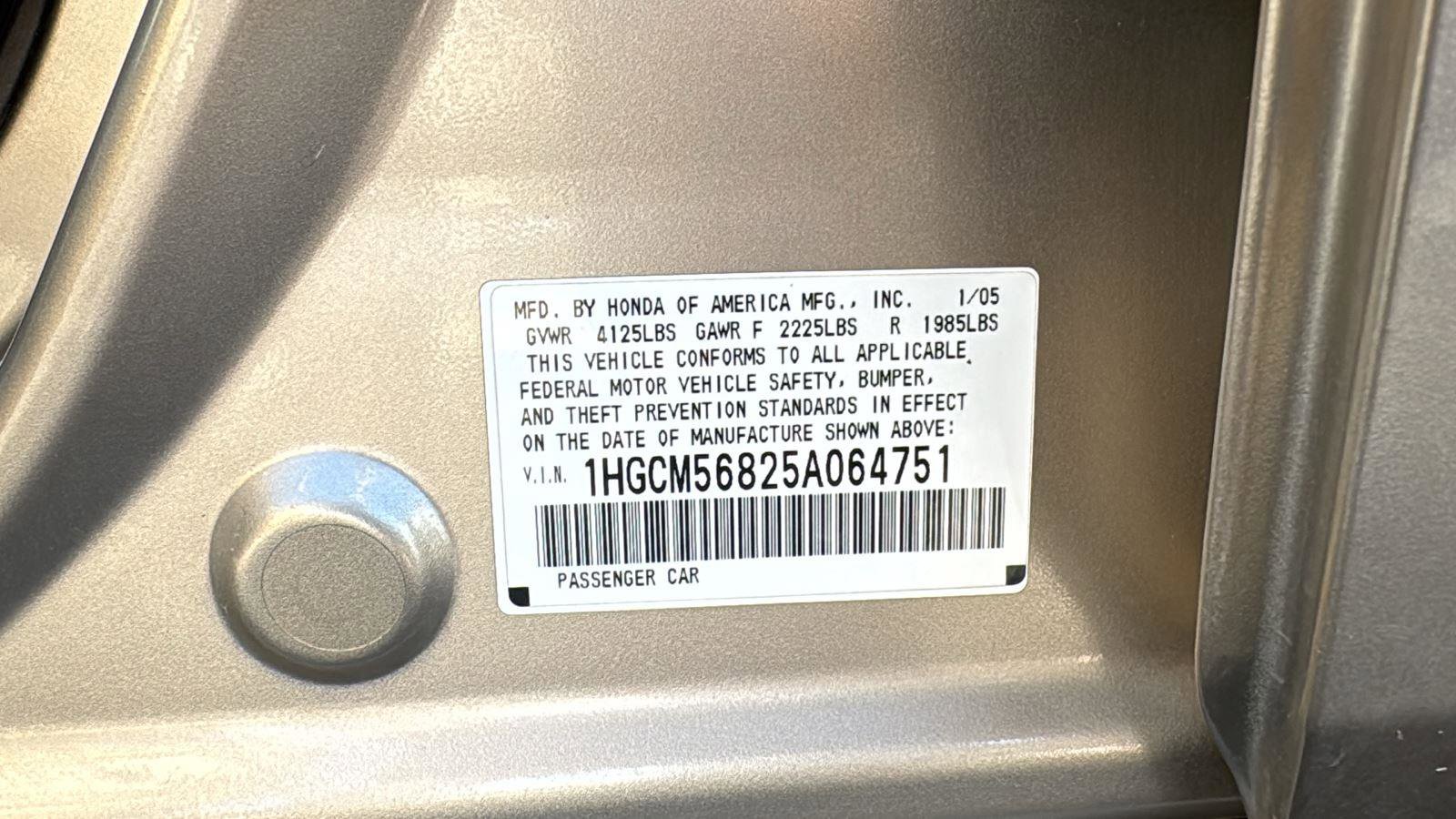 Used 2005 Honda Accord EX-L image 22