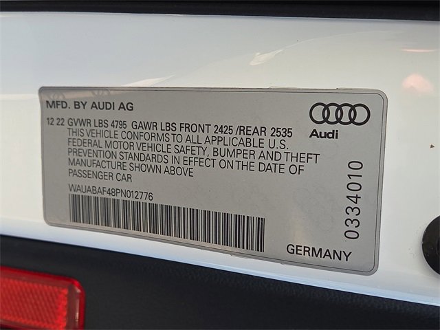 Certified 2023 Audi A4 2.0T Premium w/ Convenience Package image 26