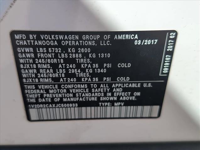 Used 2018 Volkswagen Atlas SE FWD image 26
