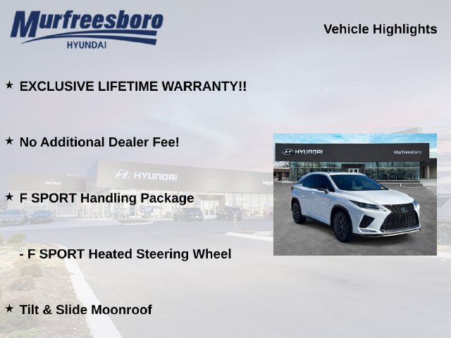 Used 2022 Lexus RX 350 F Sport w/ Accessory Package AWD/4WD image 5