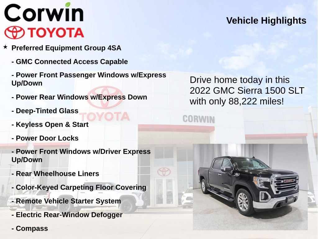 Used 2022 GMC Sierra 1500 SLT AWD/4WD image 7