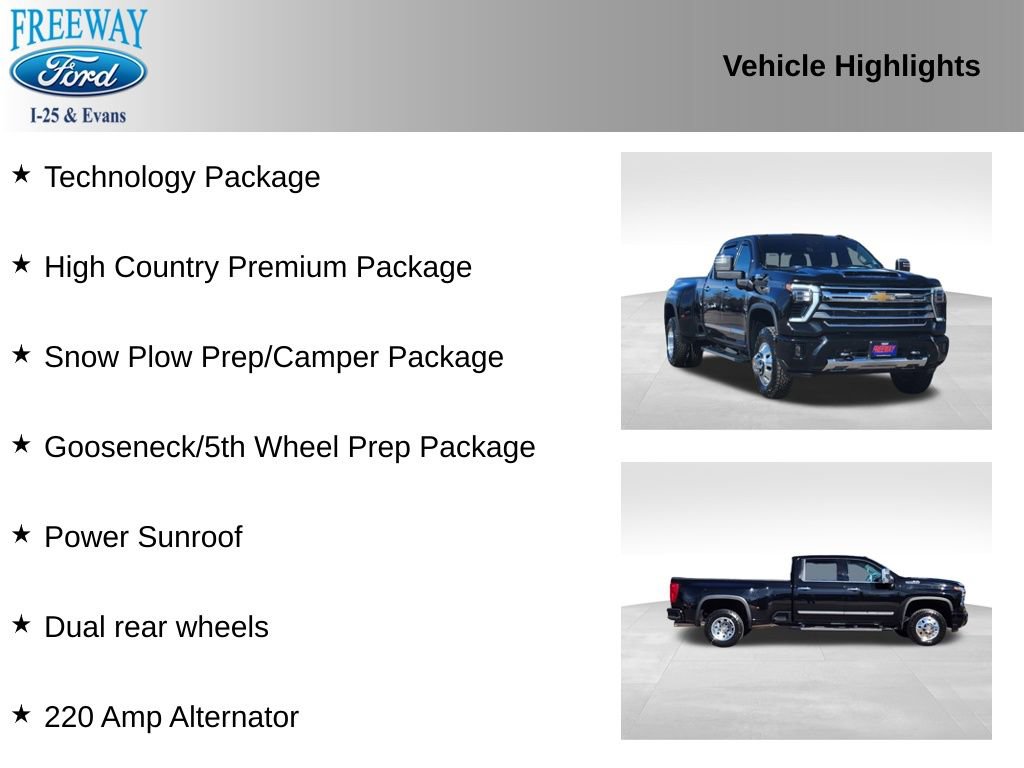 Used 2024 Chevrolet Silverado 3500 High Country w/ High Country Premium Package image 3