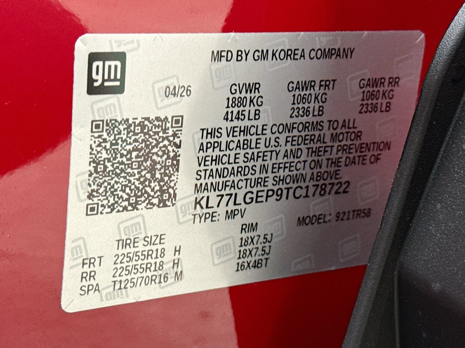 New 2026 Chevrolet Trax RS w/ Driver Confidence Package FWD image 33