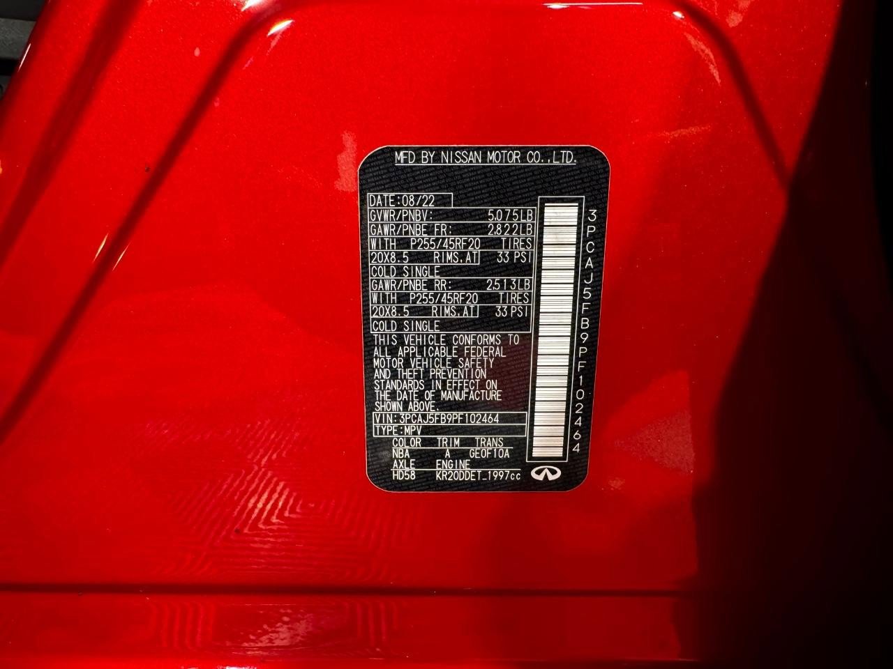 Used 2023 INFINITI QX50 Sport image 29