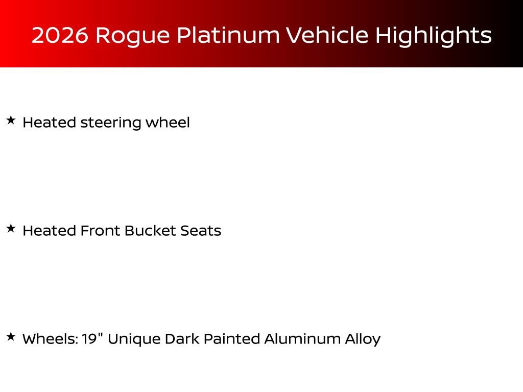 New 2026 Nissan Rogue Platinum w/ Platinum Premium Package image 8