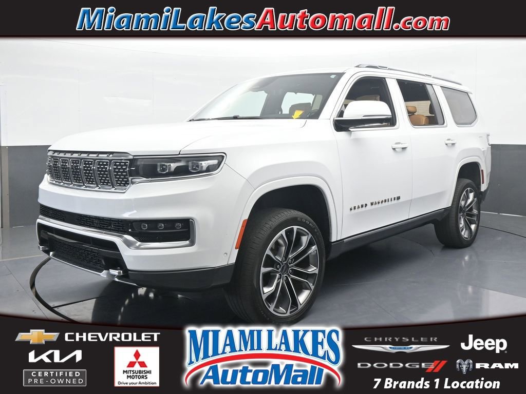 Used 2022 Jeep Grand Wagoneer Series III w/ Rear Seat Video Group 1 image 1