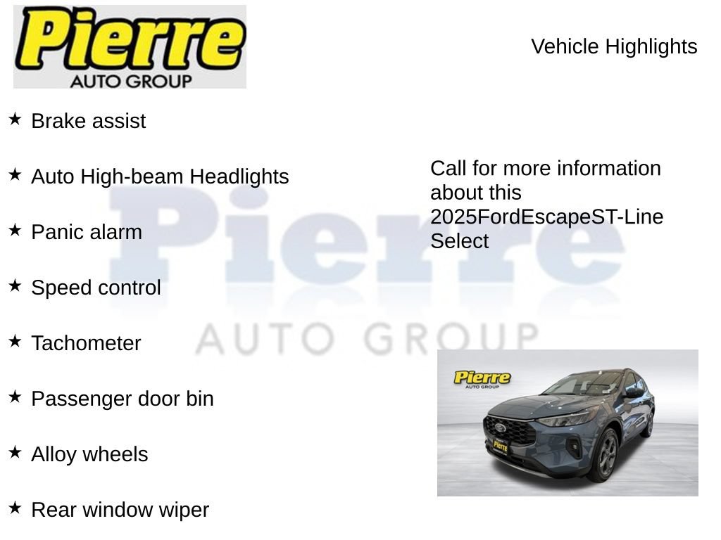 Used 2025 Ford Escape ST-Line Select AWD/4WD image 14