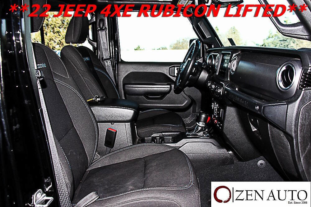 Used 2022 Jeep Wrangler Unlimited Rubicon 4xe w/ Cold Weather Group image 32