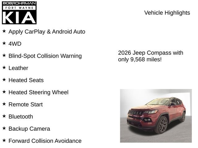 Used 2026 Jeep Compass Limited AWD/4WD image 7