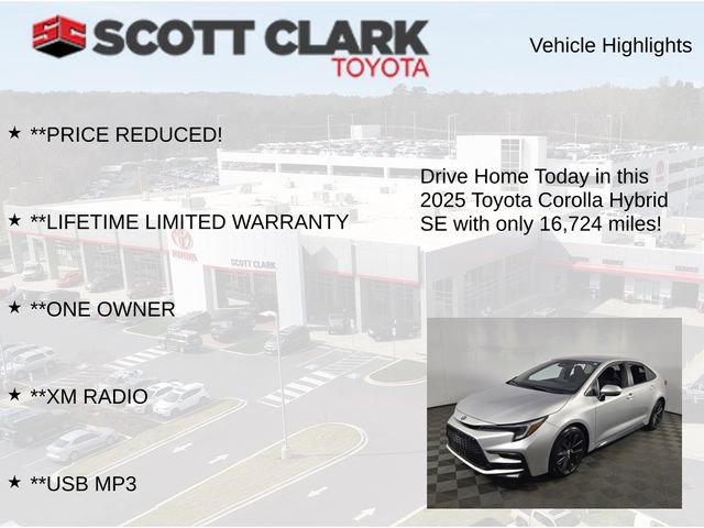 Used 2025 Toyota Corolla SE FWD image 12