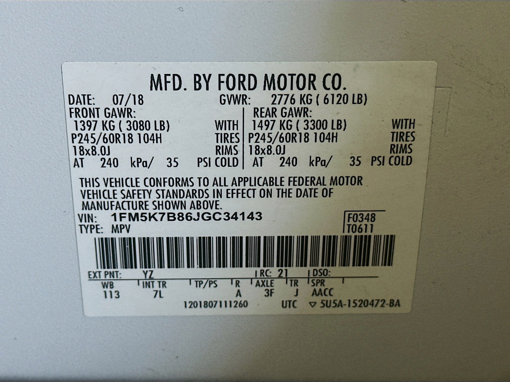 Used 2018 Ford Explorer FWD image 12
