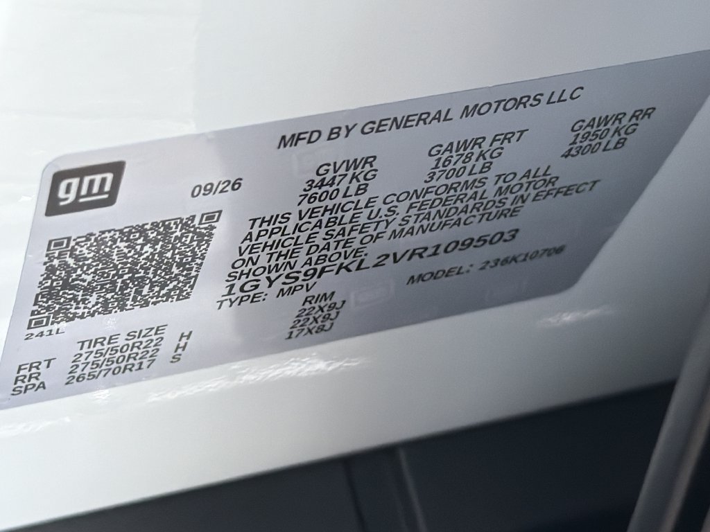New 2027 Cadillac Escalade Sport w/ LPO, ONYX Package AWD/4WD image 34