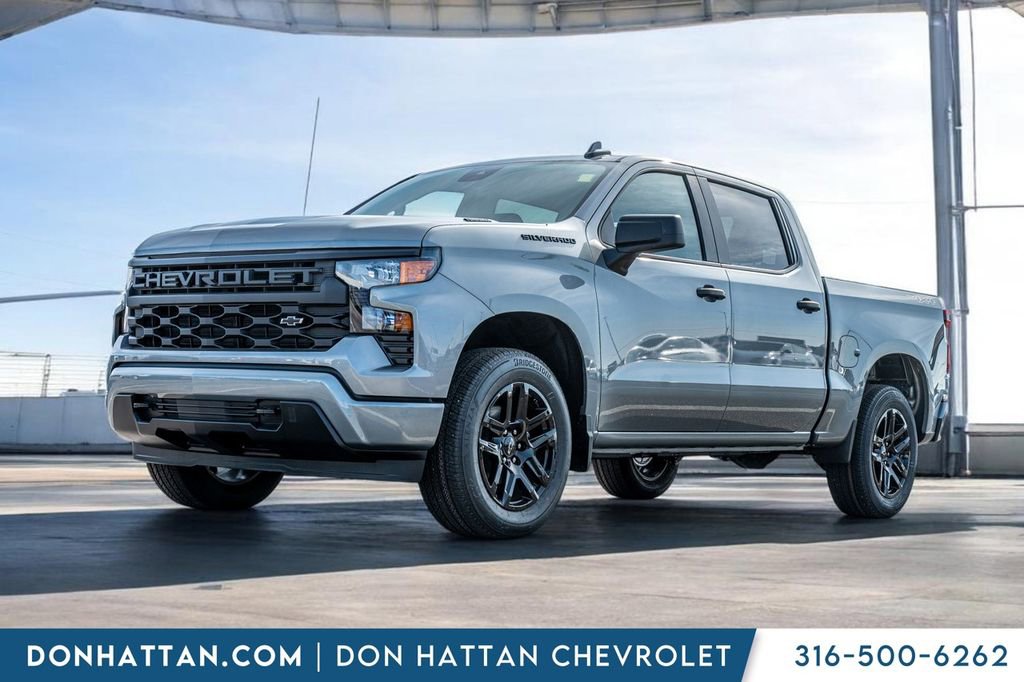 New 2026 Chevrolet Silverado 1500 Custom w/ LPO, Dark Essentials Package