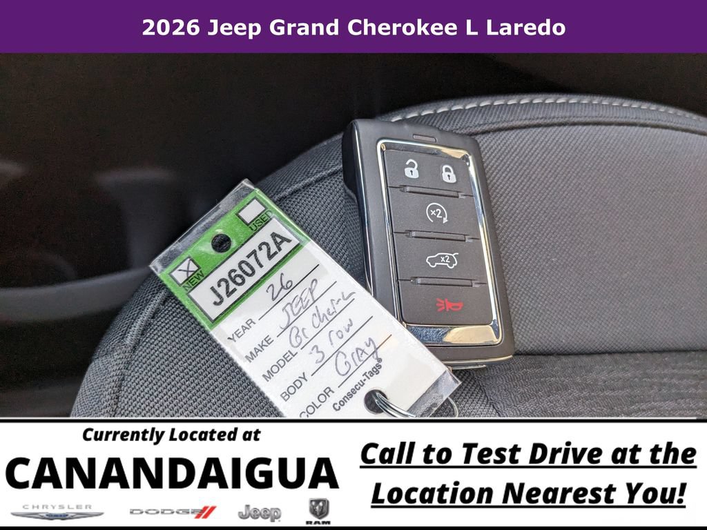 New 2026 Jeep Grand Cherokee L Laredo AWD/4WD image 32