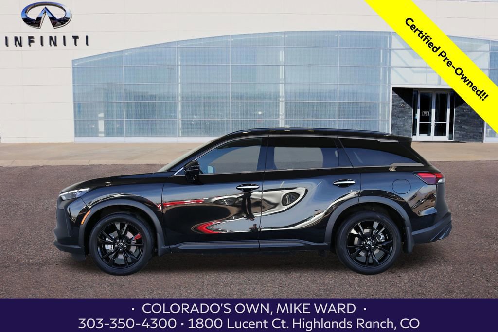 Certified 2025 INFINITI QX60 Luxe w/ Black Edition video 2