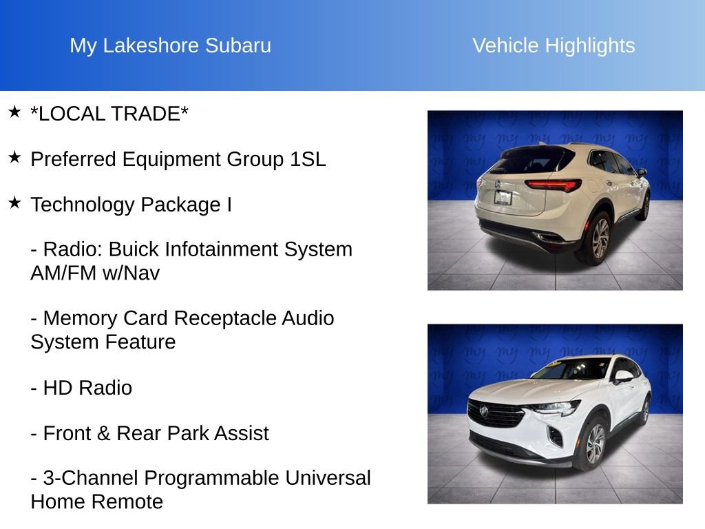 Used 2021 Buick Envision Essence w/ Technology Package I FWD image 10