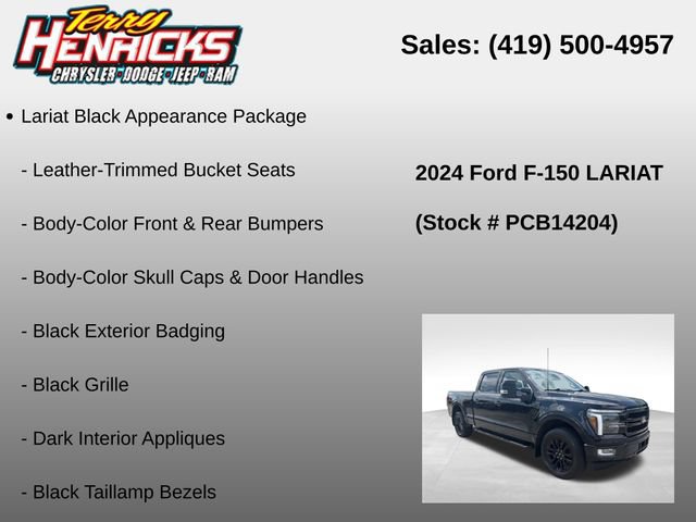 Used 2024 Ford F150 Lariat w/ Tow/Haul Package AWD/4WD image 12